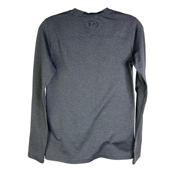 Under Armour Coldgear Shirt‎ Boys YXL Gray Base Layer Pullover Compression - Picture 3 of 7